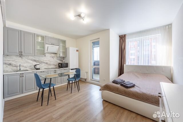 

Квартира-студия, 30 м², 1 кровать