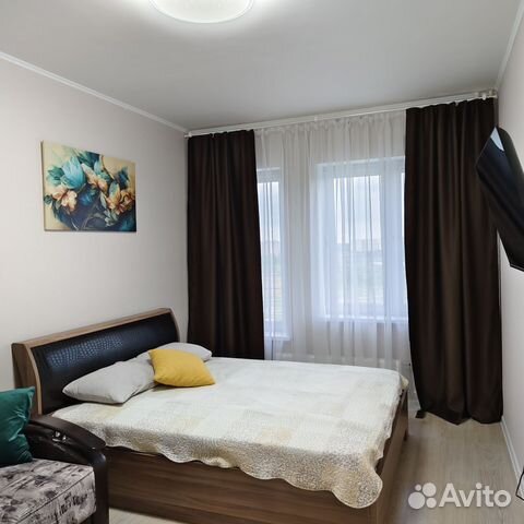 

1-к. квартира, 40 м², 2 кровати