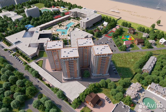 

1-к. квартира, 45 м², 2 кровати