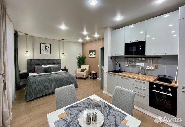 

Квартира-студия, 41 м², 2 кровати