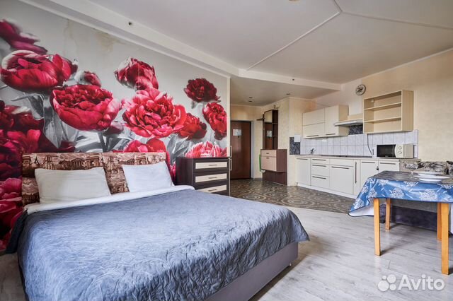

Квартира-студия, 35 м², 2 кровати