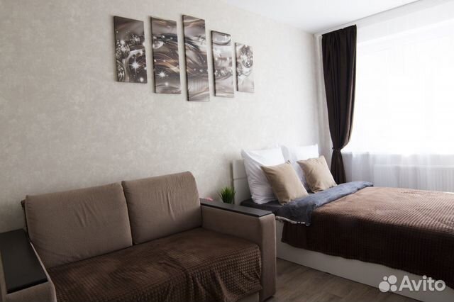 

1-к. квартира, 32 м², 2 кровати