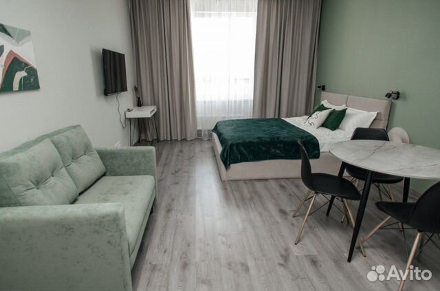 

Квартира-студия, 30 м², 2 кровати