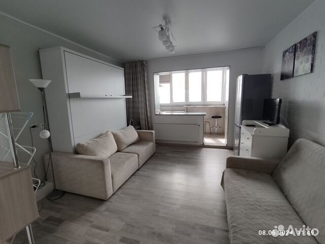 

Квартира-студия, 24 м², 2 кровати