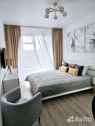 

1-к. квартира, 42 м², 2 кровати
