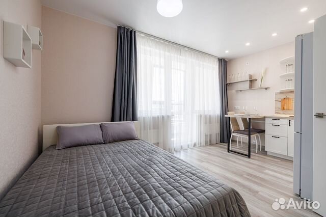 

Квартира-студия, 30 м², 2 кровати