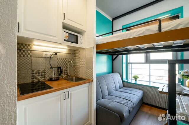 

Квартира-студия, 15 м², 2 кровати