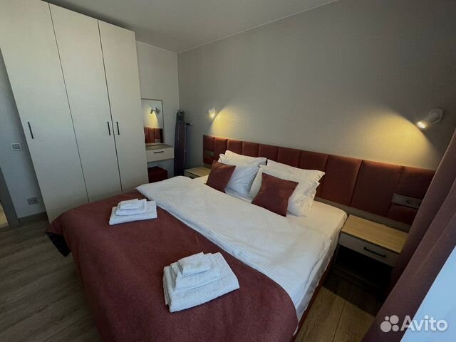 

1-к. квартира, 44 м², 2 кровати