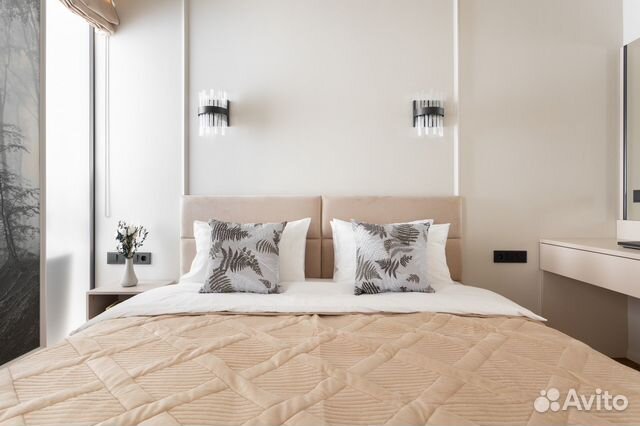 

1-к. квартира, 42 м², 2 кровати