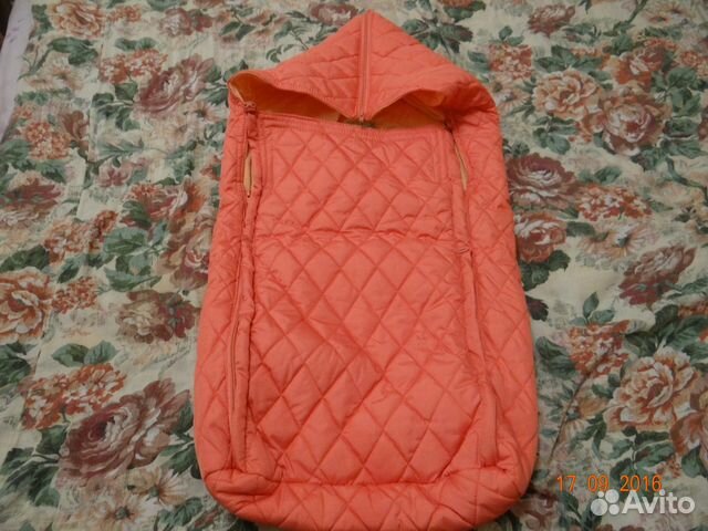 Конверт на синтепоне демисезонный на прохладную по