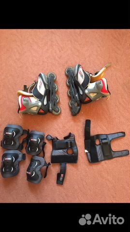 Роликовые коньки Rollerblade 36-40 р-р + защита+ р Роликовые коньки Rollerblade 36-40 р-р + защита+ р