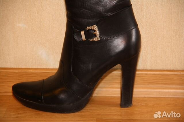 Женские кожаные сапоги F-Simbolo