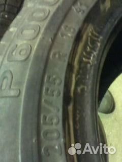 Шина 205/55R16 Pirelli P-6000 1шт