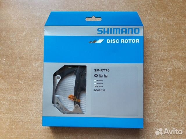 Новые роторы Shimano XT (RT-76) 160/ 180/ 203MM