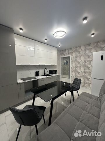 

1-к. квартира, 44 м², 3 кровати