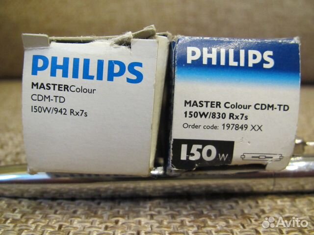 Лампы Philips mastercolour CDM-TD 150W/942 RX7s