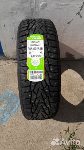 Новые зимние шины 205/60R16 Nokian Nordman 7