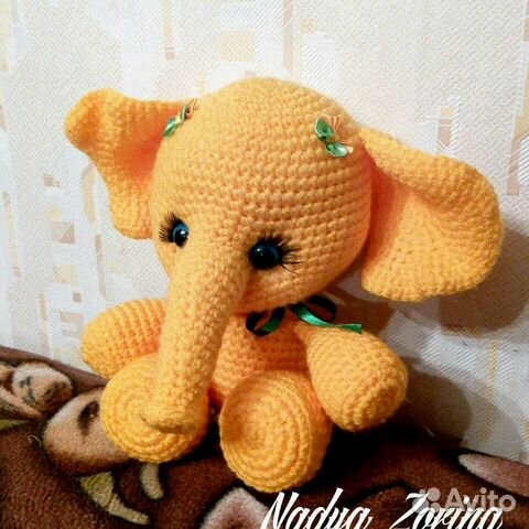 Вязаный солнечный слоник