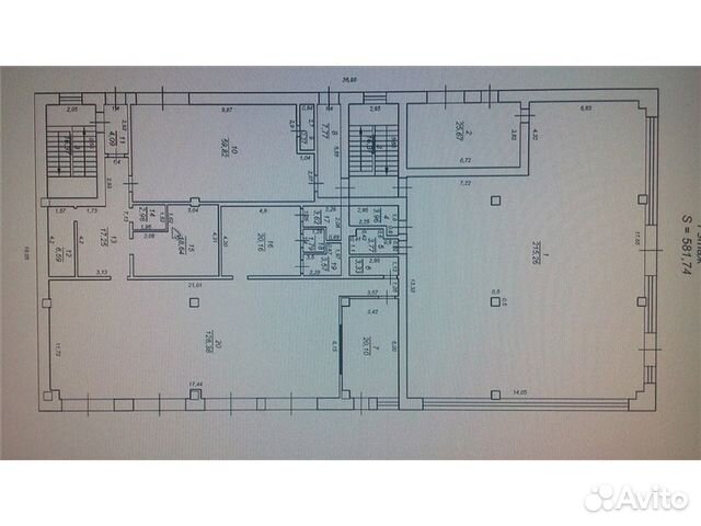 Помещение свободного назначения, 1100 м² автоцентр