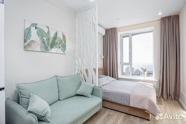 

Квартира-студия, 25 м², 2 кровати