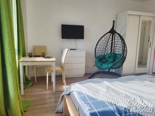 

Квартира-студия, 28 м², 1 кровать
