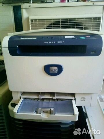 Мфу лазерное цветное xerox phaser 6110MFP/B