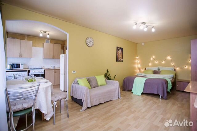 

Квартира-студия, 32 м², 2 кровати