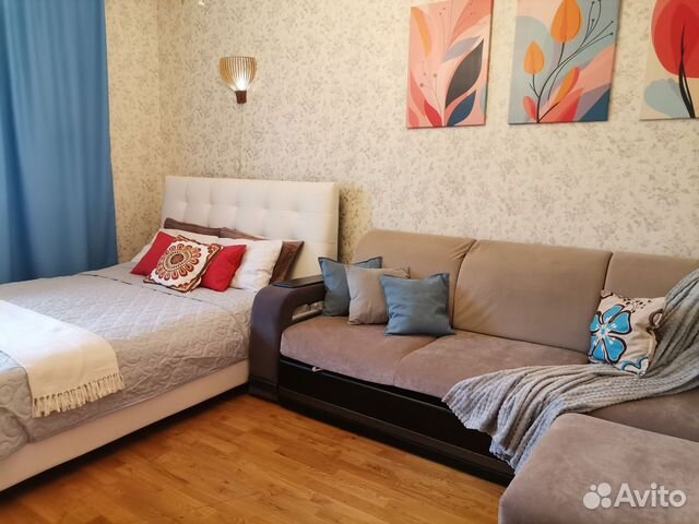 

1-к. квартира, 43 м², 2 кровати