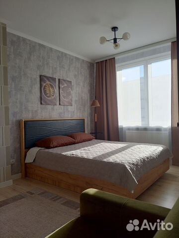 

1-к. квартира, 37,5 м², 2 кровати