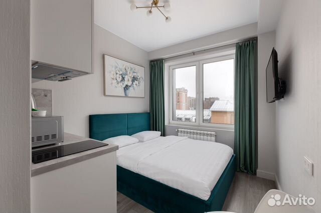 

Квартира-студия, 17 м², 1 кровать