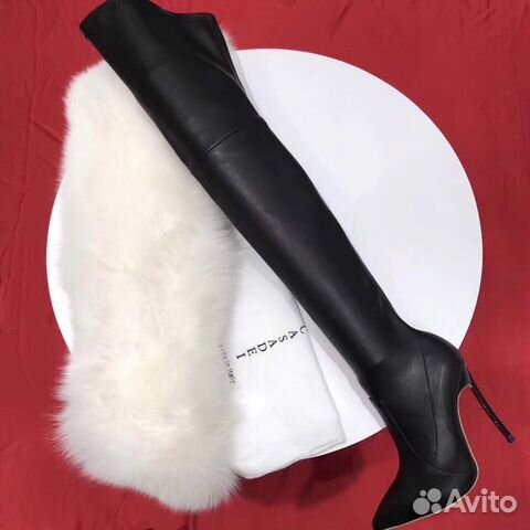 Ботфорты высокие Casadei чёрные Ботфорты высокие Casadei чёрные