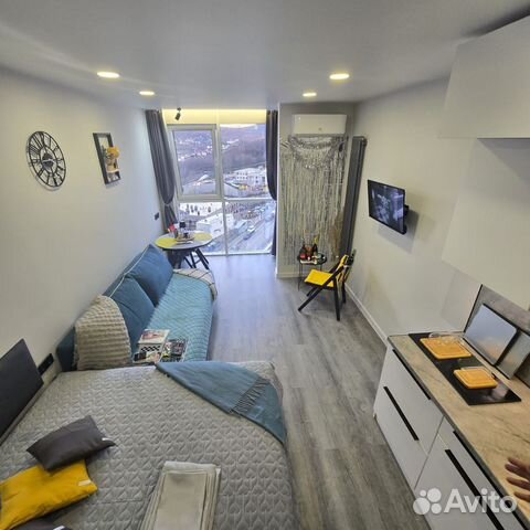 

Квартира-студия, 25 м², 2 кровати