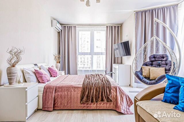 

1-к. квартира, 45 м², 2 кровати