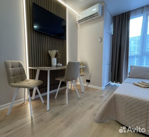 

Квартира-студия, 19 м², 2 кровати