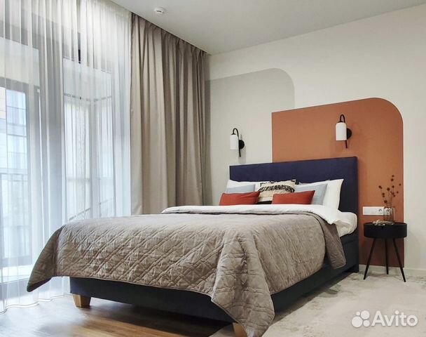 

1-к. квартира, 40 м², 2 кровати