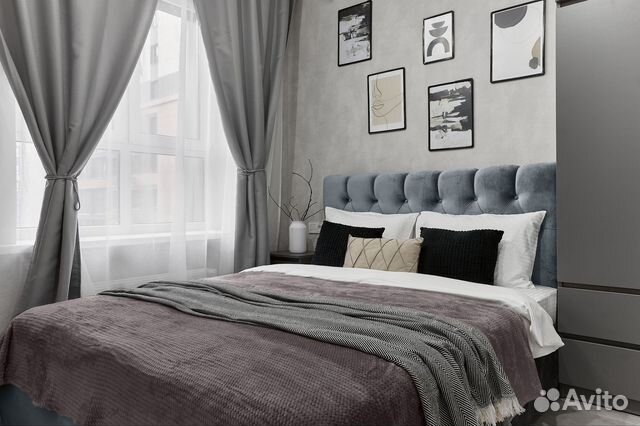 

Квартира-студия, 34 м², 2 кровати