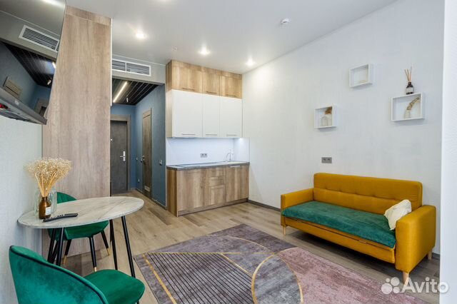 

Квартира-студия, 35 м², 2 кровати