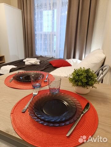 

Квартира-студия, 30 м², 2 кровати