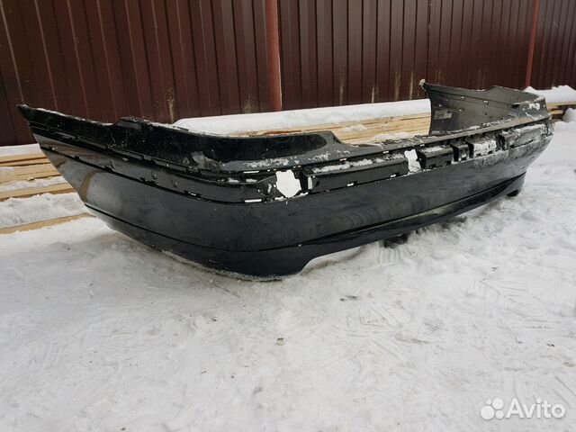Бампер задний mersedes s w220 s220 220 с юбкой