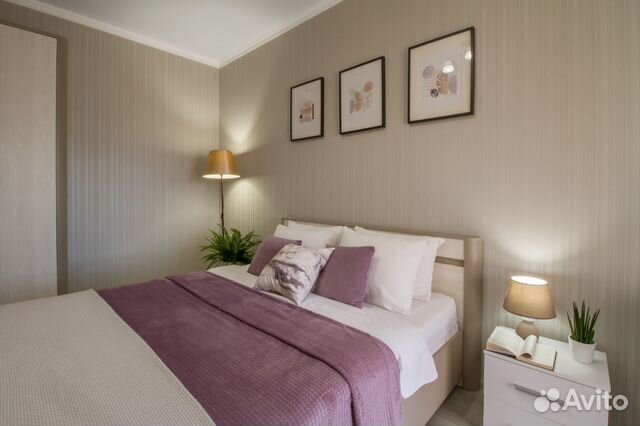 

1-к. квартира, 43 м², 2 кровати