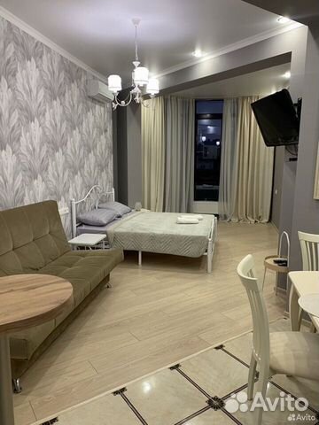 

Квартира-студия, 40 м², 2 кровати