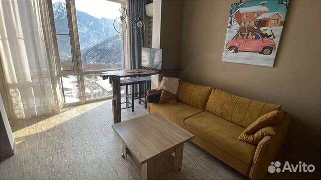 

Квартира-студия, 42 м², 2 кровати