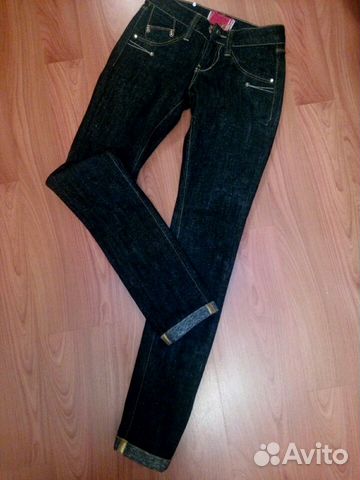 Джинсы стильные брюки клубные с люрексом р. 27 Джинсы стильные брюки клубные с люрексом р. 27