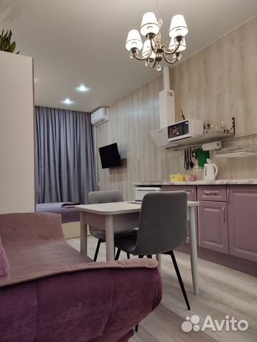 

Квартира-студия, 28 м², 2 кровати