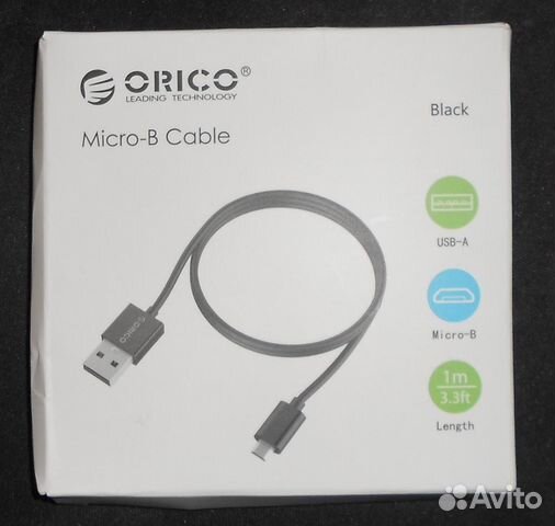 Кабель для зарядки USB - microUSB Orico