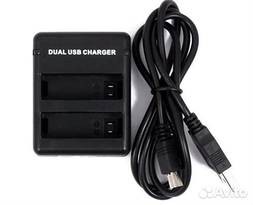 Зарядное устройство для GoPro 4 на 2 аккумулятора