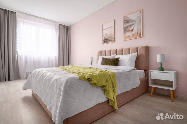 

1-к. квартира, 42 м², 3 кровати