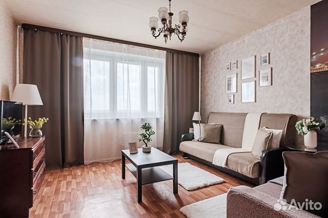 

1-к. квартира, 45 м², 2 кровати