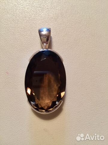 Кулон с раухтопазом Кулон с раухтопазом