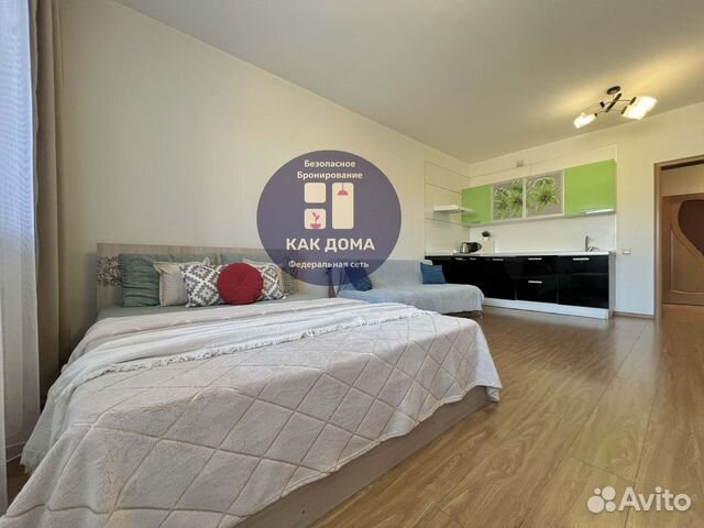 

Квартира-студия, 38 м², 2 кровати